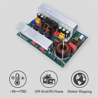 Module PCBA onduleur à onde sinusoïdale pure 3000W 24V 48V CC vers 220V CA pour système d'alimentation solaire hors réseau pour maison et camping-car