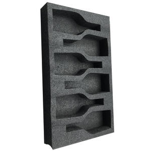 Custom Hot Sale ECO-friendly EVA Box Foam Sponge Insert For Gift Wine Bottle Protective Packaging Styrofoam Box