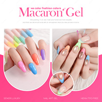 Juego de Esmalte de Uñas en Gel Macaron Premium JTING, 48 Colores, Cobertura Total, Esmalte de Uñas en Gel UV Pastel con Carta de Colores, Sin HEMA, Venta al Por Mayor OEM
