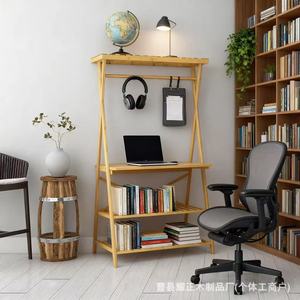 Floor-standing solid wood coat <b>rack</b> for bedroom, home use, student dormitory, simple <b>clothes</b> <b>rack</b>. - Product Image 2