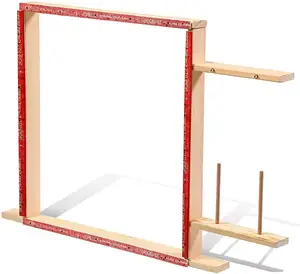 Tufting Frame Wooden Stitch Frame Big Frame Used for Carpet Making Tapestry Making Suitable for Electric Carpet Cutting Gun