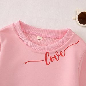 Mamá <span class=keywords><strong>y</strong></span> yo Día de San Valentín Mamá <span class=keywords><strong>y</strong></span> bebé <span class=keywords><strong>Sudadera</strong></span> a juego Amor <span class=keywords><strong>y</strong></span> Carta Conjunto de mamá e hija - Product Image 5