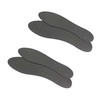 Plantilla de carbono de alto rendimiento Anti torsión y absorción de golpes Plantilla de zapato de senderismo de fibra de carbono de fútbol