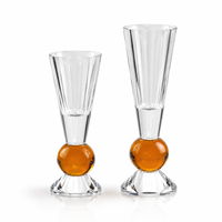 Ensemble de porte-bougies en cristal de luxe pour les centres de table de mariage, les banquets d'hôtel, les événements festifs et la décoration de la maison