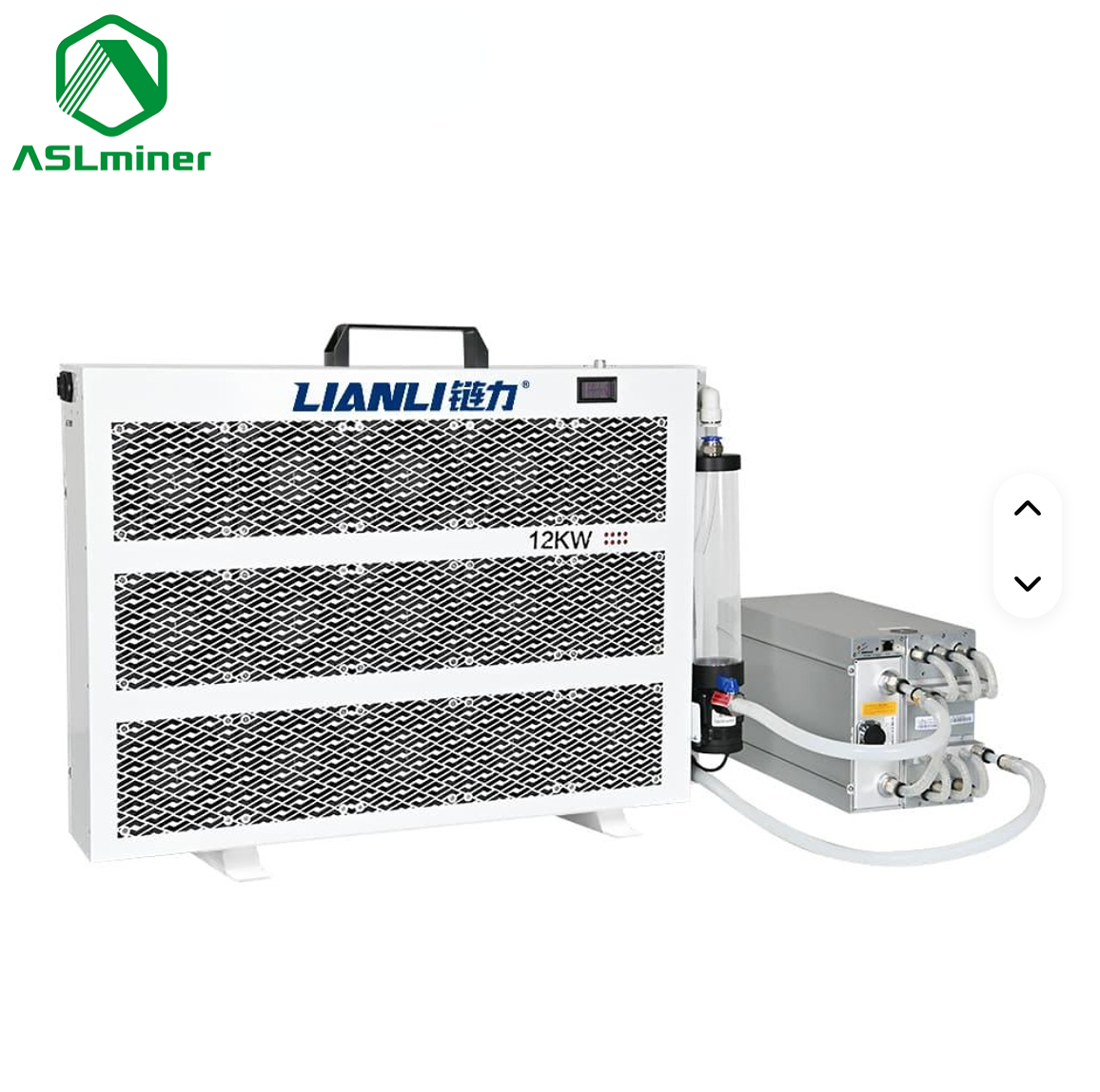 lianli 12kw radiator cooler asic