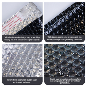 Wholesale Low MOQ Customized Logo Printed <strong>Bubble</strong> Mailer Foil <strong>Wrap</strong> Padded Packaging Metallic <strong>Bubble</strong> <strong>Envelope</strong> - Product Image 6