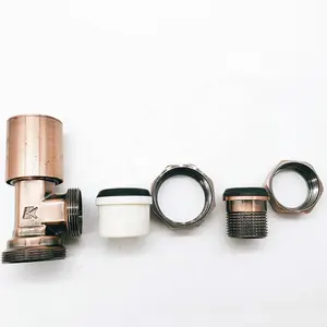 Zhejiang Kaibeili латунный термостатический клапан радиатора прямого типа контроль температуры системы теплого пола угловой клапан