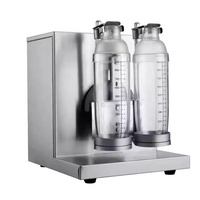Machine à secouer les bulles de thé électrique commerciale automatique, double chambre, en acier inoxydable, portable, mélangeur de thé au lait Boba pour usage domestique