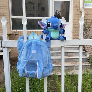<span class=keywords><strong>Mochila</strong></span> de peluche con diseño de dibujos animados, juego de <span class=keywords><strong>Lilo</strong></span> & <span class=keywords><strong>Stitch</strong></span>, muñeco de pareja, regalo creativo, almohada de animal de peluche - Product Image 2