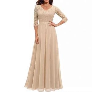 <span class=keywords><strong>Vestidos</strong></span> Nuevos con Encaje y Cintura Alta - Product Image 1