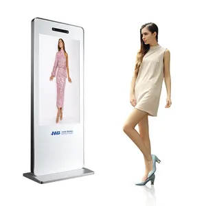 Floor-stand 65 inch Indoor Digital Signage LCD Display 3D Augmented Reality Softwarevirtual Dressing Software Ar With Sensor