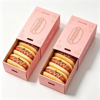 Boîte à compartiments personnalisée en papier kraft biodégradable pour plats à emporter : sushi, shawarma, poulet frit, frites, sandwich, mini-burger