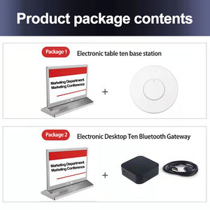 Double face 7.5 pouces Smart Electronic Price Tag Ink Screen Factory Paperless Bluetooth Hotel Office Electronic Conference Table - Product Image 3