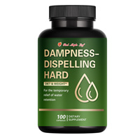Capsules à base de plantes pour l'élimination de l'humidité, marque privée, complément naturel pour soulager la rétention d'eau avec pissenlit, soie de maïs et gingembre