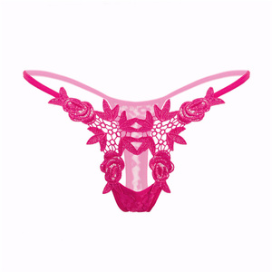 Wholesale butterfly Hollow Out Erotic Underwear Lady G <strong>String</strong> <strong>Thong</strong> - Product Image 6