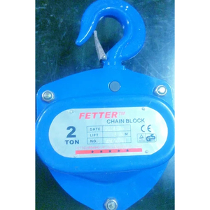 Fetter Chain Pulley Block 2 Ton Capacity 3m Lift Manual Chain <b>Hoist</b> Heavy Duty Material Handling Equipment - Product Image 1