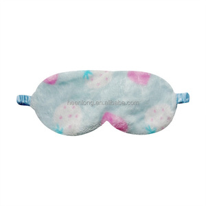 Low MOQ Fur Eye <strong>Mask</strong> Cute Plush Super Soft Elastic Strap Shading Light <strong>Sleep</strong> <strong>Mask</strong> for <strong>Kids</strong> with Customized Logo - Product Image 3