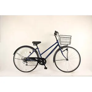 Factory 26 Inch High Carbon Steel Frame Adult Bicycle And With 6 Speed City Bike