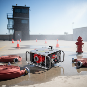 (Série connectable) Pompe centrifuge WBS-W24/5.0-2DS-3, Pompe à incendie portable haute pression 245 m - Product Image 1