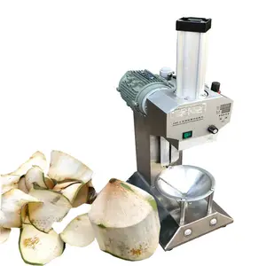 Portable Diamond Shape Green Coconut Peeling Cutting Machine Brown Skin Peeler/Coconut Dehusking Peeling Cutting Machine