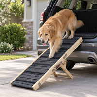 Rampe en bois pour chien pour lit et canapé, marchepied pour animaux de compagnie, escalier pour chiens de petite, moyenne et grande taille, marches d'escalade intérieures, vente en gros usine