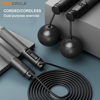 Corde à sauter JP-EC01-A sans fil avec compteur, corde à sauter réglable avec compteur de calories pour l'entraînement physique