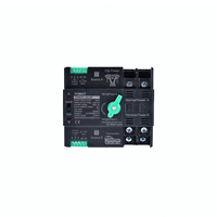 Interrupteur de transfert automatique double alimentation PC 2P 220V 4P 380V Mini domestique monophasé triphasé quatre fils 30/32/35kA 0.05s CE