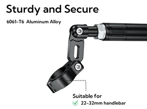 Barre d'extension de <span class=keywords><strong>guidon</strong></span> de <span class=keywords><strong>moto</strong></span> en alliage d'aluminium 6061-T6, barre transversale multifonctionnelle pour <span class=keywords><strong>guidon</strong></span> de <span class=keywords><strong>moto</strong></span>, extension de <span class=keywords><strong>guidon</strong></span> pour barre de 22 à 32 mm - Product Image 3