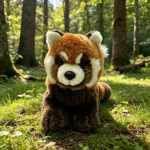 Peluche réaliste de <span class=keywords><strong>panda</strong></span> roux, jouet en peluche doux et réaliste de <span class=keywords><strong>panda</strong></span> roux, cadeau, souvenir de zoo, vente en gros, logo personnalisé - Product Image 5