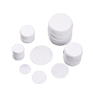 Patch rond blanc en tissu non tissé, accessoires de bijouterie DIY, différentes tailles, tampon en feutre vierge pour la fabrication de pinces à cheveux et de broches - Product Image 5