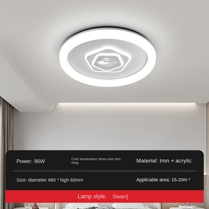 ไฟเพดาน LED แบบไม่กะพริบ120W AC220v ง่ายต่อการติดตั้งการป้องกันดวงตาประหยัดพลังงานโคมไฟเพดาน LED สำหรับห้องนั่งเล่น - Product Image 6