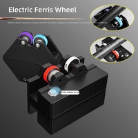 Vérificateur de droiture de queue de billard rechargeable en métal avec affichage rotatif en forme de grande roue pour queues de snooker/billard américain/9 boules