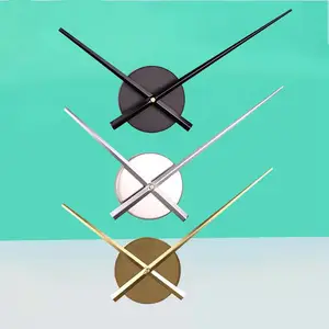 Reloj de pared con agujas grandes 3D para decoración del hogar, mecanismo de cuarzo, accesorios, manecillas