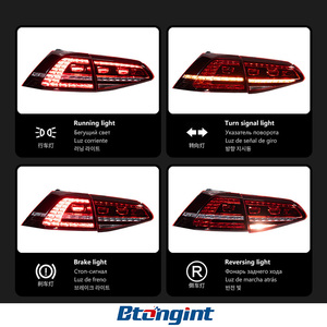 <span class=keywords><strong>Feux</strong></span> avant LED adaptés à Volkswagen <span class=keywords><strong>Golf</strong></span> <span class=keywords><strong>7</strong></span> High <span class=keywords><strong>7</strong></span> MK7 2013-2017, <span class=keywords><strong>feux</strong></span> <span class=keywords><strong>arrière</strong></span> d'<span class=keywords><strong>origine</strong></span> transformés en LED, assemblage transfrontalier - Product Image 6