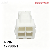 Connecteur mâle fil-fil TE 177900-1 4 broches 3,96 mm (Nylon 66 Blanc) pour accessoires et bornes d'équipements électriques
