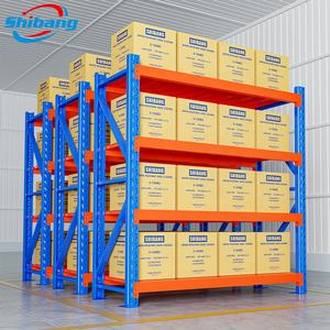 مصنع مخصص 5 طبقات رف مستودع فولاذية مع سعة رفوف تجميع خالية من المتاعب قابلة للتعديل للتخزين الفعال - Product Image 4