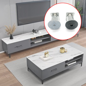 Acessórios de Hardware HUAWEI, Pés de Mesa Retos em ABS Antiderrapantes, Tubo Redondo Cromado, Pés de Sofá, Pernas de Móveis de Metal - Product Image 5