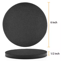 Tampon d'interface en éponge douce de 6 pouces pour tampon à crochet et boucle polisseuse disque de ponçage tampon d'interface en mousse