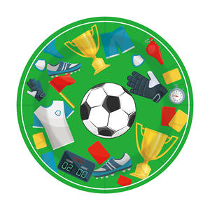 Artículos para Fiesta de Fútbol, Juego de Vajilla, Pancarta, Mantel, Platos de Papel Desechables, Cubierta de Mesa, Decoraciones para Fiesta de Fútbol con Palomitas de Maíz - Product Image 5