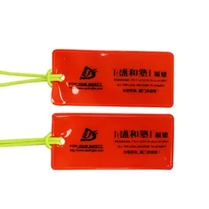 Hot Selling Fast Delivery Double Sides Reflective Luggage Marking Label Reflective Tag