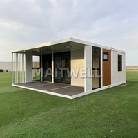 Casa Contenedor Expandible Moderna, Mini Casa Prefabricada, Diseño Listo para Usar con Instalación Rápida y Bajo Costo de Mano de Obra