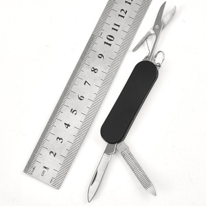Outil multifonctionnel personnalisé du fabricant, <span class=keywords><strong>petit</strong></span> porte-clés en acier inoxydable, mini <span class=keywords><strong>couteau</strong></span> <span class=keywords><strong>suisse</strong></span> pour cadeaux - Product Image 2