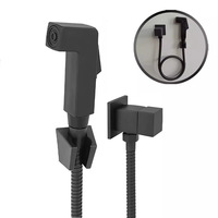 Ensemble de douche musulmane Shattaf en laiton chromé G1/2" mural moderne haute pression pour salle de bain