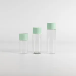 定制50毫升75毫升100毫升可持续护肤护肤化妆品PCR碳粉瓶化妆品包装制造商