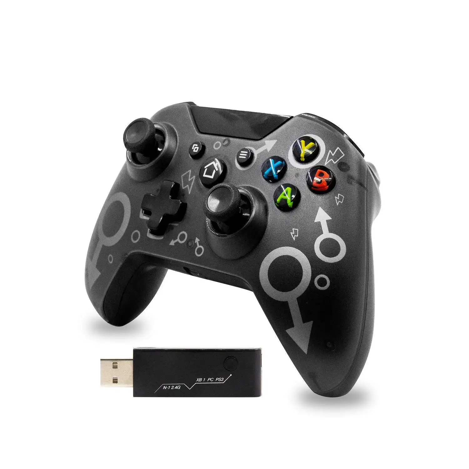 Draadloze Controller Voor Xbox Serie X/S/ X/PS3/Een Elite/Windows 7/8/10 draadloze Pc Gamepad 2.4Ghz