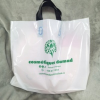 Bolsas de Plástico Ecológicas para Compras con Asas y Logotipo Personalizado para Regalos y Mercancía
