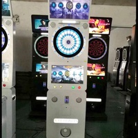 Leo Darts Machines de fléchettes électroniques interactives à double thème, cibles métalliques vibrantes, jeux à monnayeur, garantie 1 an
