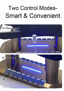 Lettino da Massaggio Elettrico Regolabile in Altezza 68-91CM con Controlli Laterali, Funzione di Inclinazione Completa, Tavolo da Massaggio per Salone e Spa con Luce - Product Image 6