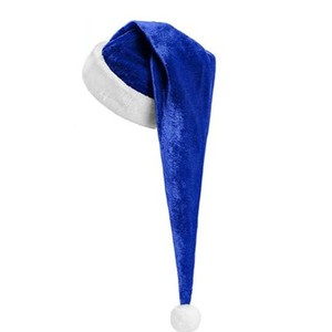 Nouveaux chapeaux de Père Noël de luxe en velours avec bordure en <span class=keywords><strong>fourrure</strong></span>, imprimés en relief, multicolores, pour adultes, vente en gros, personnalisables, deux tailles - Product Image 6