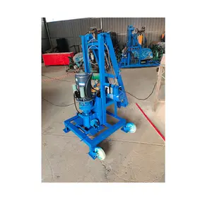 Home Well Portable Small 150 meters Hydraulic Diesel Engine Home Built Well Borehole Drilling Rig Machine